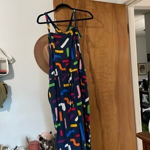 Target take pride geo multi-color overalls jumpsuit